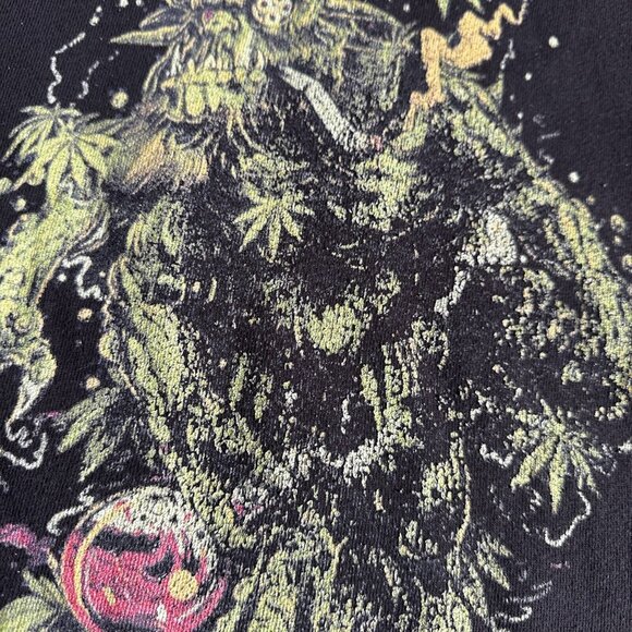 Vintage Veil‎ Of Maya Vintage Crewneck Sweatshirt Unisex Small Black Delta - Picture 5 of 9